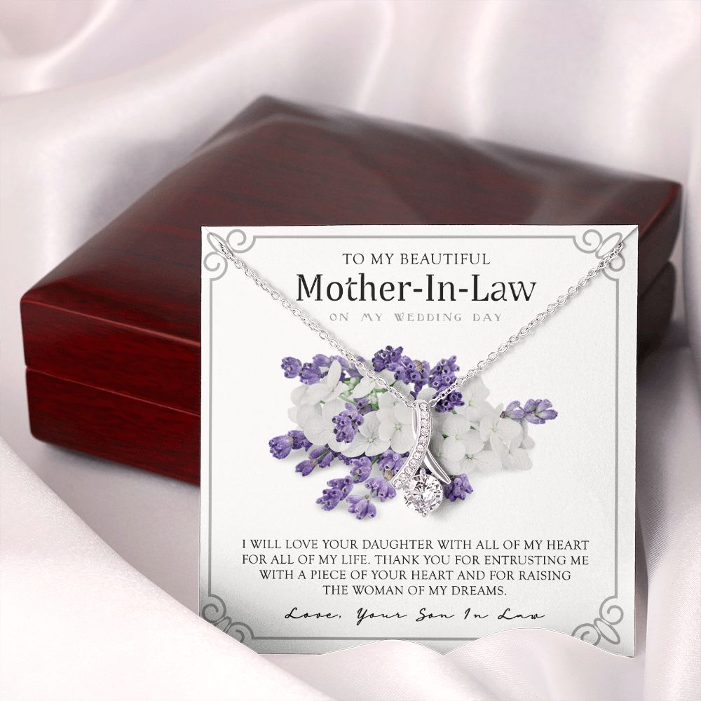 Mother in Law Necklace, Jewelry for Women, Future Mother in Law Gifts from Daughter in Law, Mother of Bride Gifts For Mother in Law, Birthday Gifts For Mother In Law From Daughter In Law9 Alluring Beauty Necklace