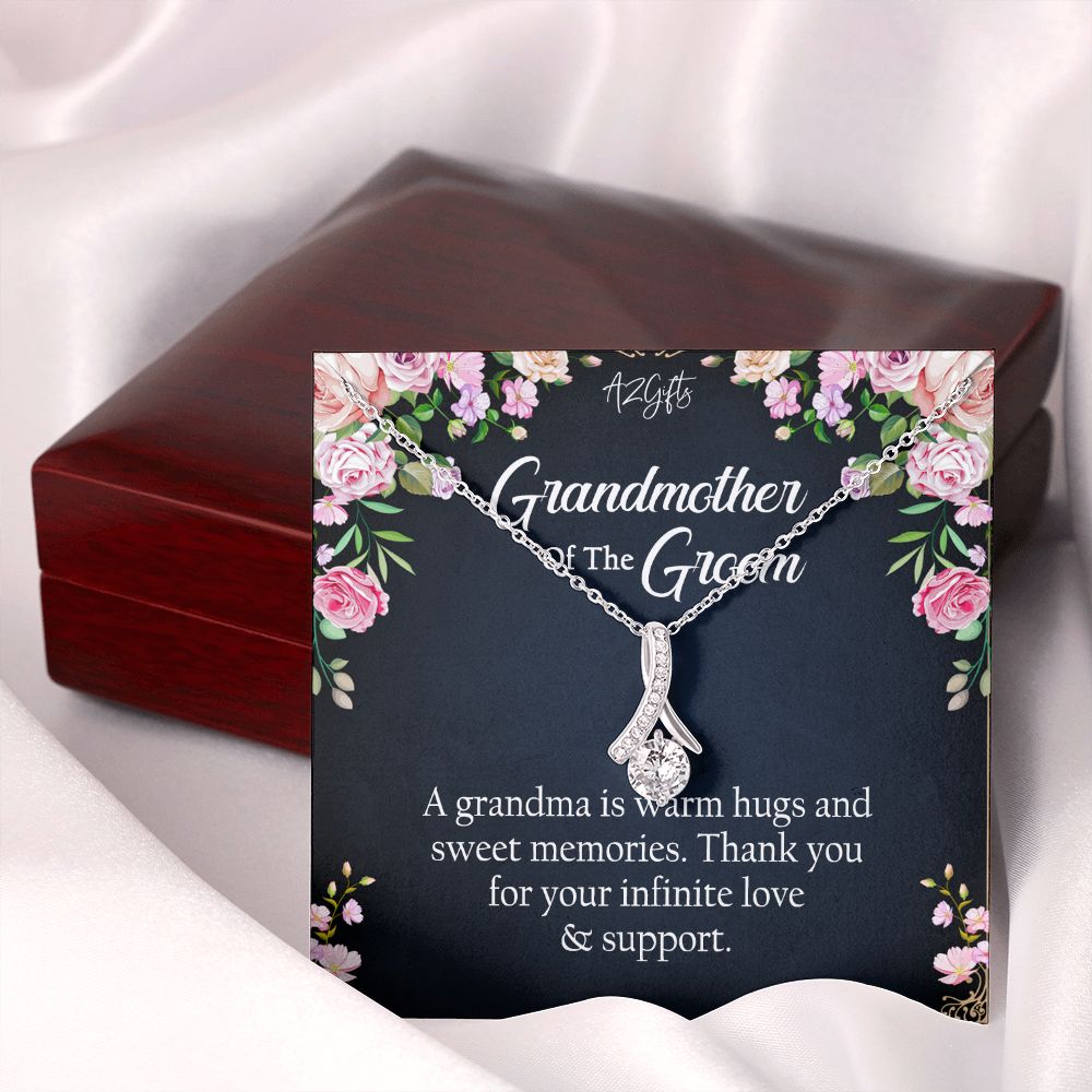To My Grandmother Necklace, Gift for Grandmother Necklace, Mothers Day Gift For Grandma Nana, Grandma Jewelry From Grandchildren GrandKids , Jewelry Box Gift For Grandma Grandmother2 Alluring Beauty Necklace