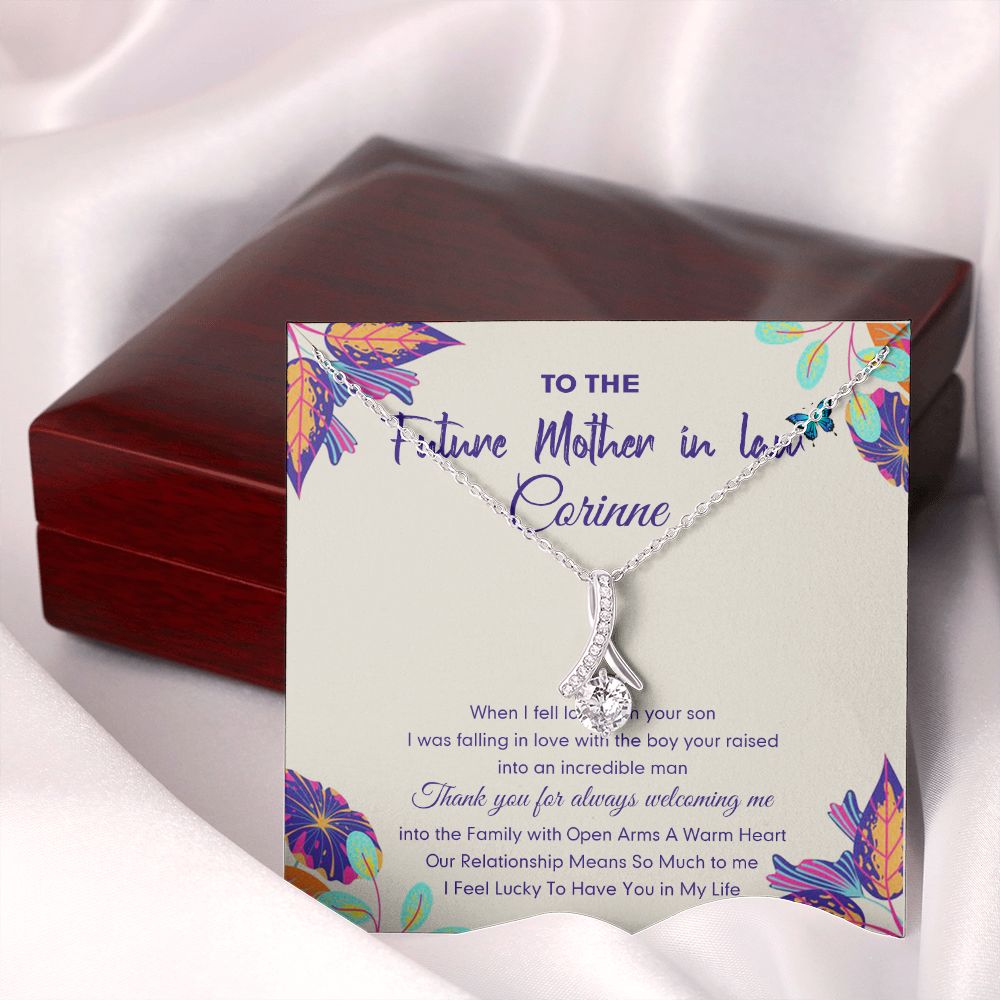 Mother in Law Necklace, Jewelry for Women, Future Mother in Law Gifts from Daughter in Law, Mother of Bride Gifts For Mother in Law, Birthday Gifts For Mother In Law From Daughter In Law16 Alluring Beauty Necklace