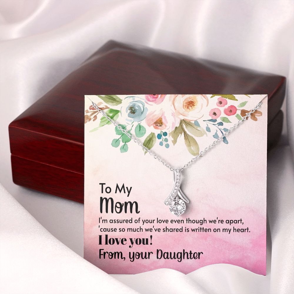 To My Mom Necklace, Gift For Mom, Mother's Day Gift from Daughter, Mom Jewelry Gift for Mothers Day, Birthday Gift for Mother, Moms Gift from Daughter Son, Necklace for Mom Mother 21 Alluring Beauty Necklace