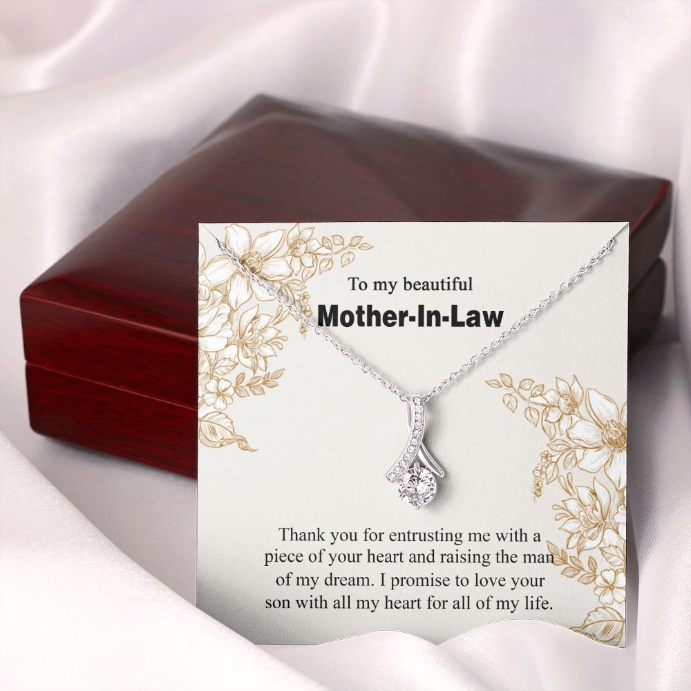 Mother in Law Necklace, Jewelry for Women, Future Mother in Law Gifts from Daughter in Law, Mother of Bride Gifts For Mother in Law, Birthday Gifts For Mother In Law From Daughter In Law14 Alluring Beauty Necklace