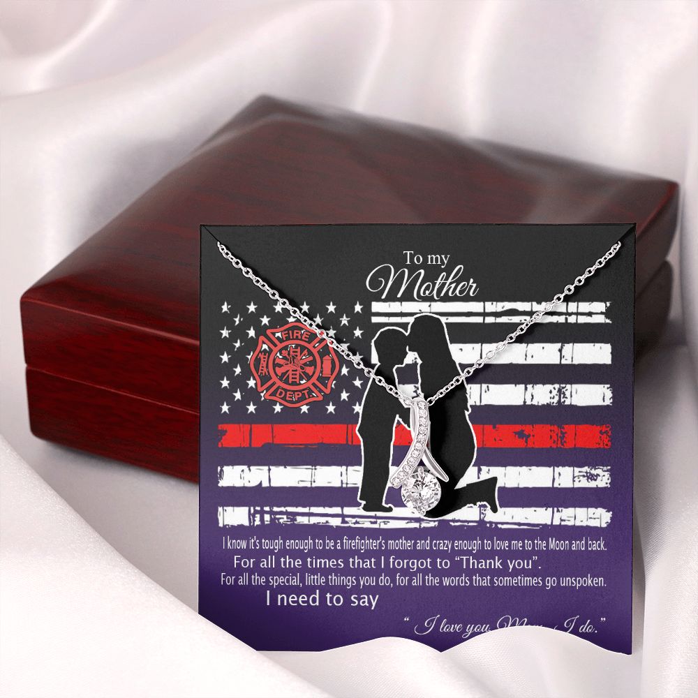 Mom Necklace Gifts for Mom from Daughter to Mom Gifts for Mothers Day from Daughter, To My Mom Necklace from Daughter to Mom Birthday Gifts Necklace with Message Card and Gift Box2233 Alluring Beauty Necklace