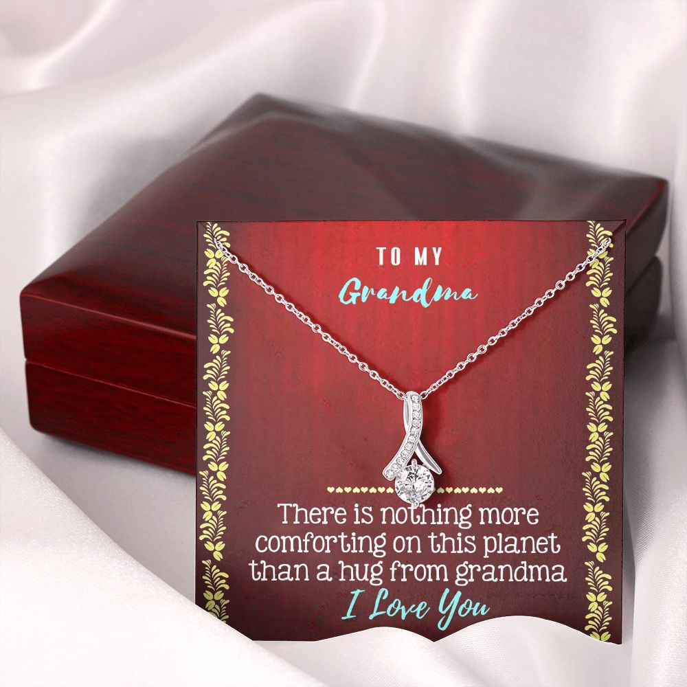 To My Grandma Necklace, Gift for Grandmother Necklace, Mothers Day Gift For Grandma Nana, Grandma Jewelry From Grandchildren GrandKids , Jewelry Box Gift For Grandma Grandmother20 Alluring Beauty Necklace