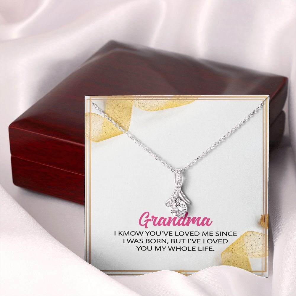 To My Grandma Necklace, Gift for Grandmother Necklace, Mothers Day Gift For Grandma Nana, Grandma Jewelry From Grandchildren GrandKids , Jewelry Box Gift For Grandma Grandmother12 Alluring Beauty Necklace