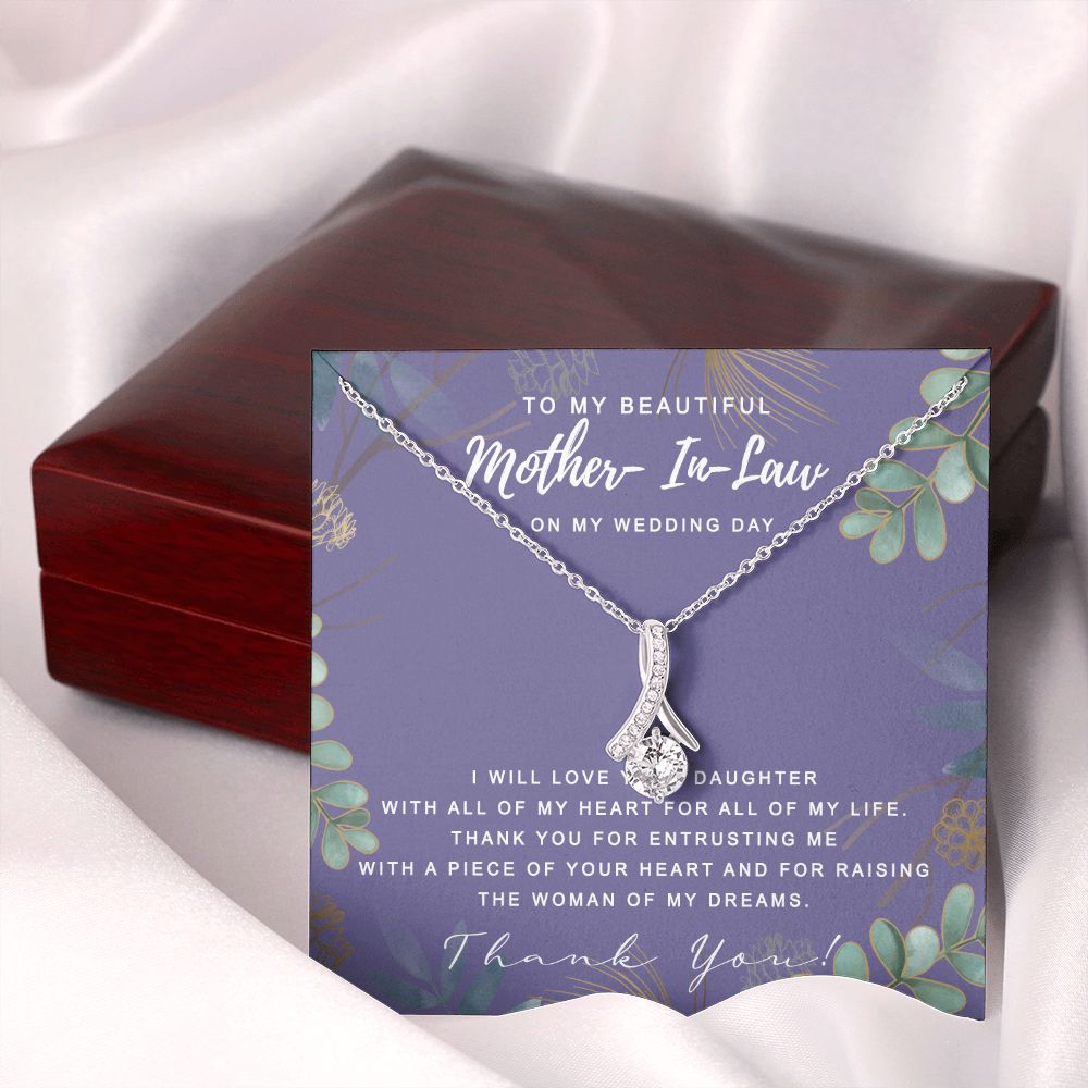 Mother in Law Necklace, Jewelry for Women, Future Mother in Law Gifts from Daughter in Law, Mother of Bride Gifts For Mother in Law, Birthday Gifts For Mother In Law From Daughter In Law8 Alluring Beauty Necklace