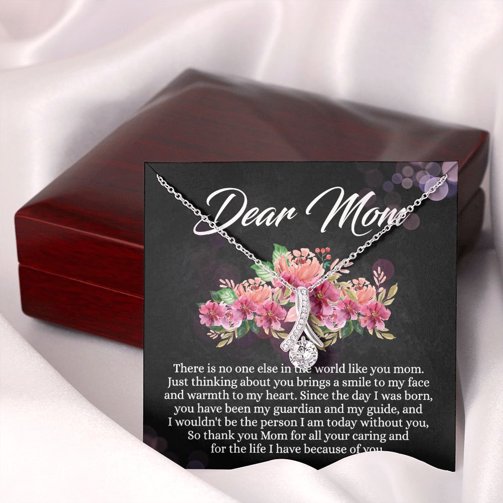 To My Mom Necklace, Mothers Day Gift From Daughter, Mom Gifts Idea, Mothers Day Necklace From Daughter, Mothers Day Gift From Son, Gift For Mom From Son, Mothers Day Jewelry Box Alluring Beauty Necklace
