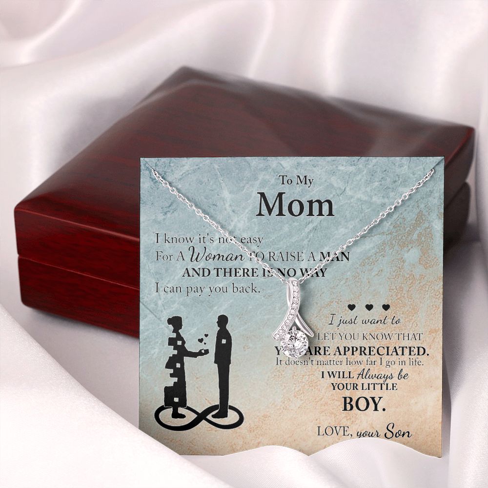 Mom Gift From Son To Mother Necklace Thoughtful Birthday Gift Sentimental Alluring Beauty Necklace