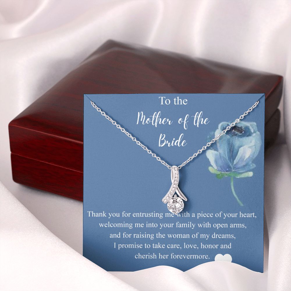 Mother Of The Bride Gift From Groom, Alluring Beauty Necklace, Future Mom Alluring Beauty Necklace