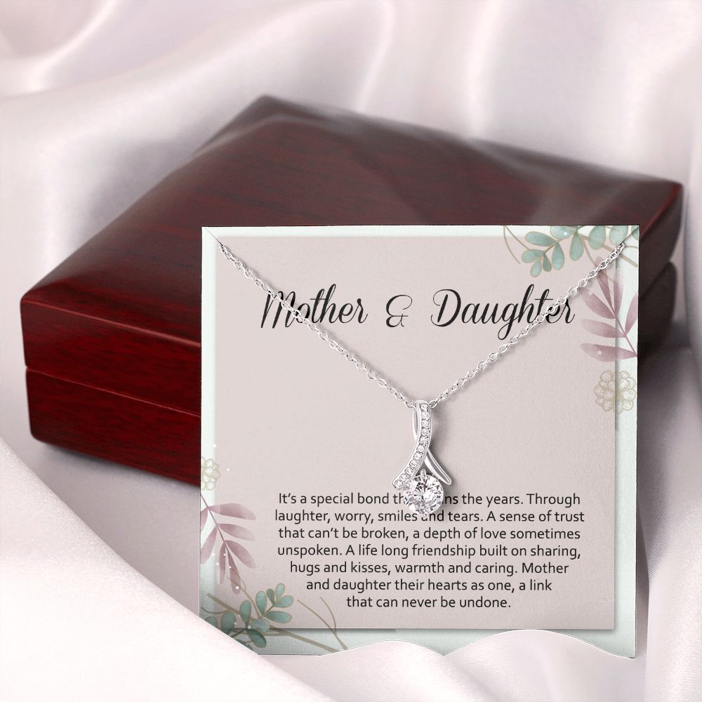 Mom Necklace Gifts for Mom from Daughter to Mom Gifts for Mothers Day from Daughter, To My Mom Necklace from Daughter to Mom Birthday Gifts Necklace with Message Card and Gift Box2245 Alluring Beauty Necklace