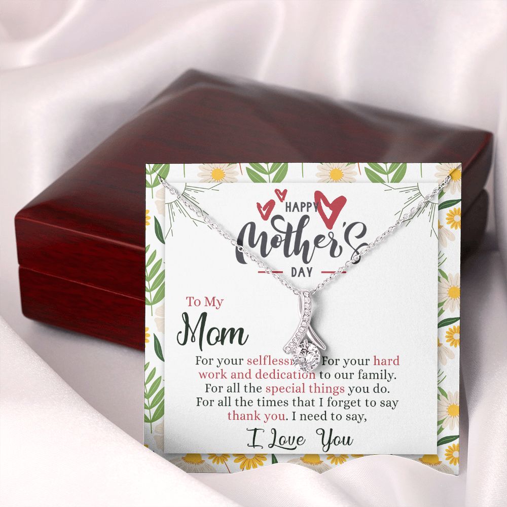 Mom Necklace Gift Best Mother Gifts From Kids  Mommy Gifts Mom Birthday Gift Children Jewelry Set Mother’s Day Gift For Her Alluring Beauty Necklace