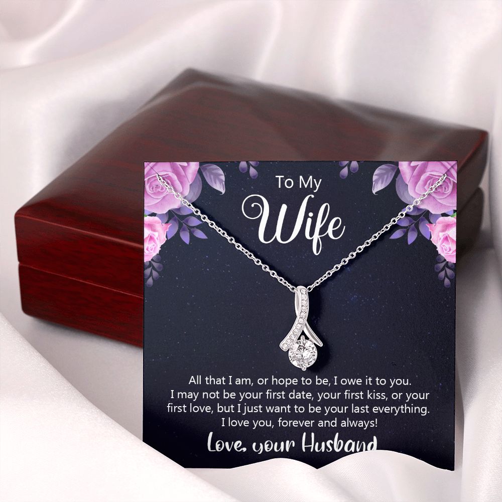 Birthday Gifts For Wife, Necklace Gifts For Wife From Husband, To My Wife Jewelry For Women , To My Wife Necklace  from Husband Wedding Anniversary Present For Wife, Beautiful Wife Jewelry Christmas31 Alluring Beauty Necklace