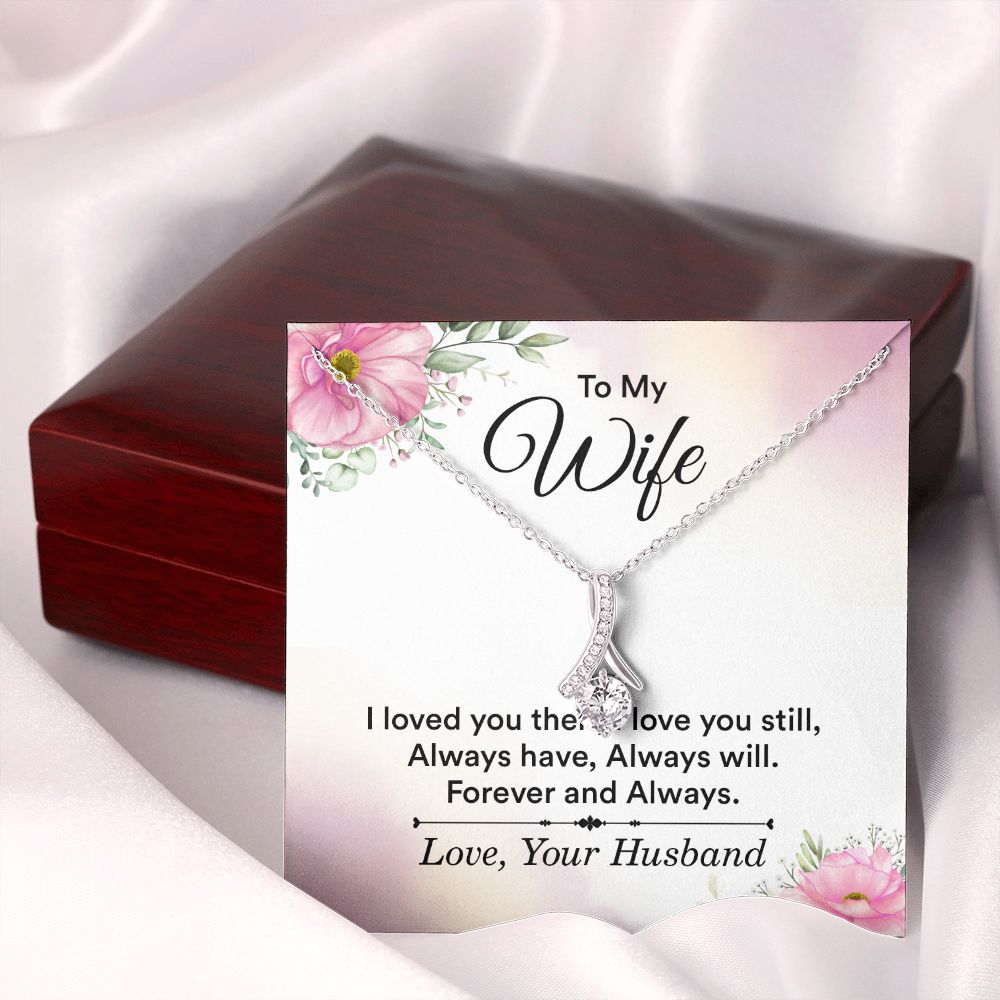 Birthday Gifts For Wife, Necklace Gifts For Wife From Husband, To My Wife Jewelry For Women , To My Wife Necklace  from Husband Wedding Anniversary Present For Wife, Beautiful Wife Jewelry Christmas27 Alluring Beauty Necklace