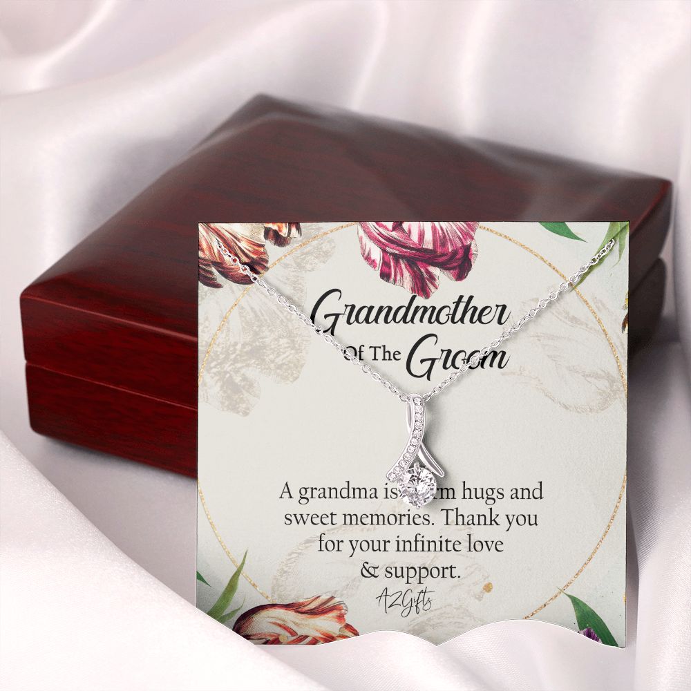 To My Grandmother Necklace, Gift for Grandmother Necklace, Mothers Day Gift For Grandma Nana, Grandma Jewelry From Grandchildren GrandKids , Jewelry Box Gift For Grandma Grandmother1 Alluring Beauty Necklace
