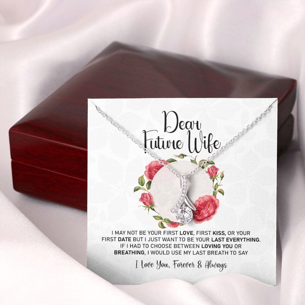 To My Girlfriend Necklace from Boyfriend To My Future Wife Necklace Jewelry For Girlfriend Gift For Girlfriend Gift for Her Romantic Birthday Valentines Day Gift For Girlfriend Gifts Necklaces 8 Alluring Beauty Necklace