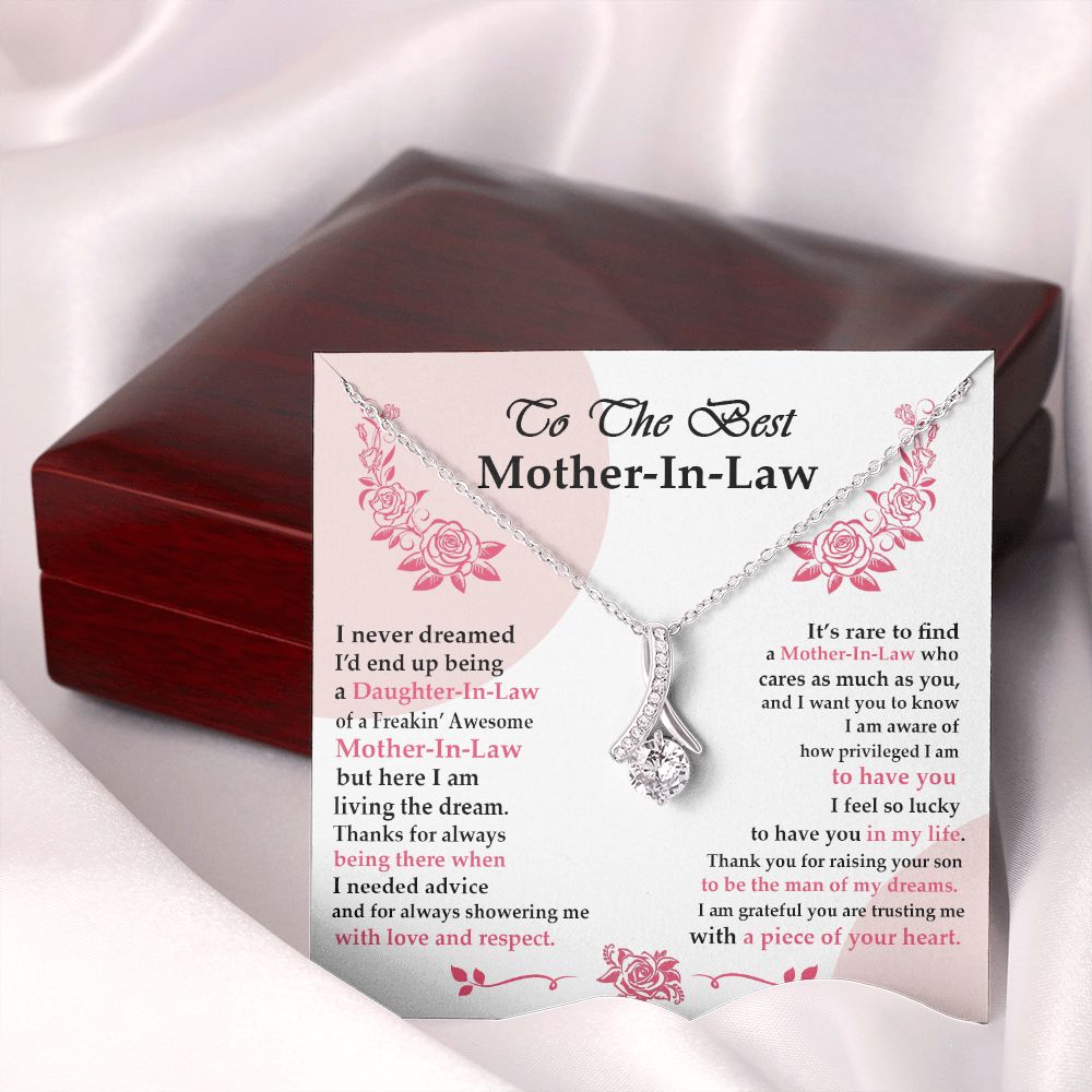 Mother in Law Necklace, Jewelry for Women, Future Mother in Law Gifts from Daughter in Law, Mother of Bride Gifts For Mother in Law, Birthday Gifts For Mother In Law From Daughter In Law6 Alluring Beauty Necklace