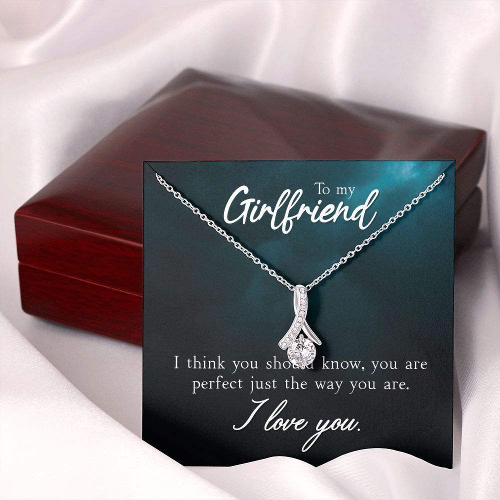 To My Girlfriend Necklace from Boyfriend To My Future Wife Necklace Jewelry For Girlfriend Gift For Girlfriend Gift for Her Romantic Birthday Valentines Day Gift For Girlfriend Gifts Necklaces 28 Alluring Beauty Necklace