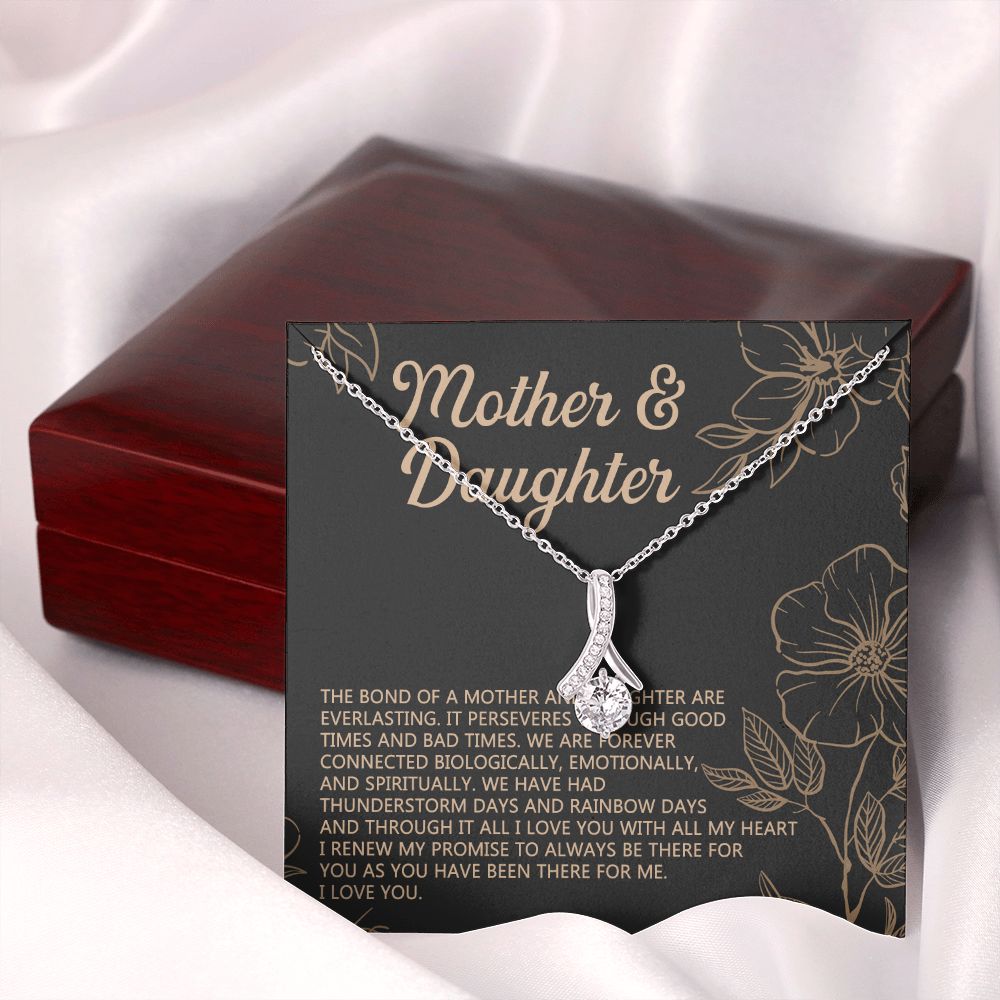 Mother Daughter Necklace Mothers day Necklace Mother Daughter Gift Mother Daughter Jewelry Gift For Daughter From Mom Daughter Mother Alluring Beauty Necklace