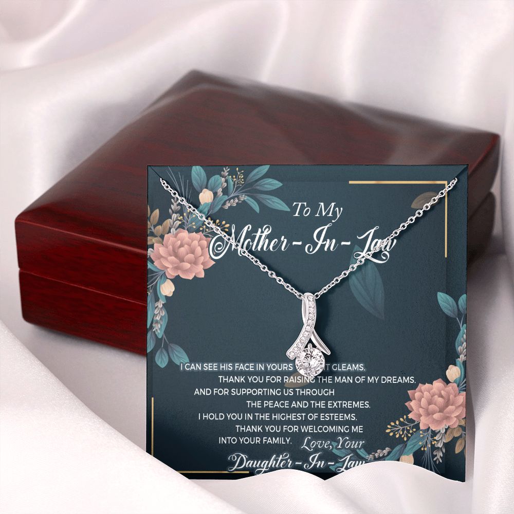 Mother in Law Necklace, Jewelry for Women, Future Mother in Law Gifts from Daughter in Law, Mother of Bride Gifts For Mother in Law, Birthday Gifts For Mother In Law From Daughter In Law2 Alluring Beauty Necklace