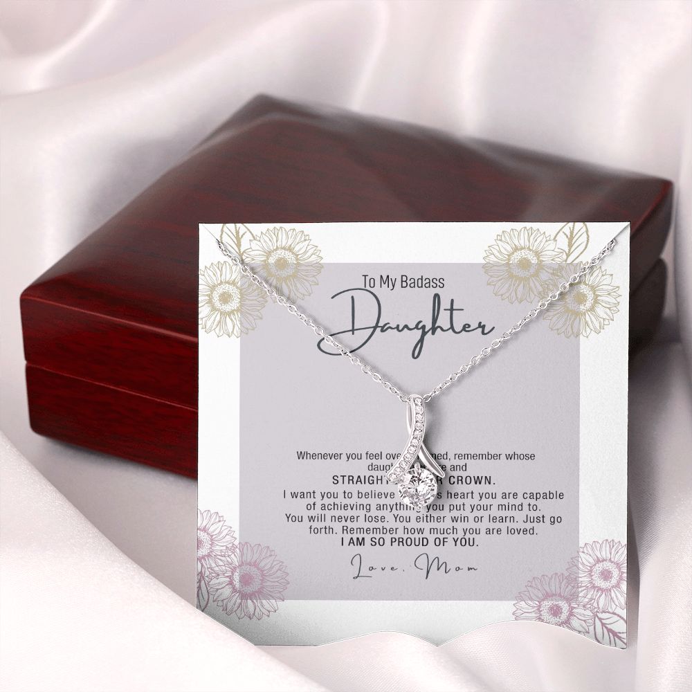 Daughter Necklace Gift From Mom Mother Daughter Jewelry Gift 21st Birthday Xmas Alluring Beauty Necklace