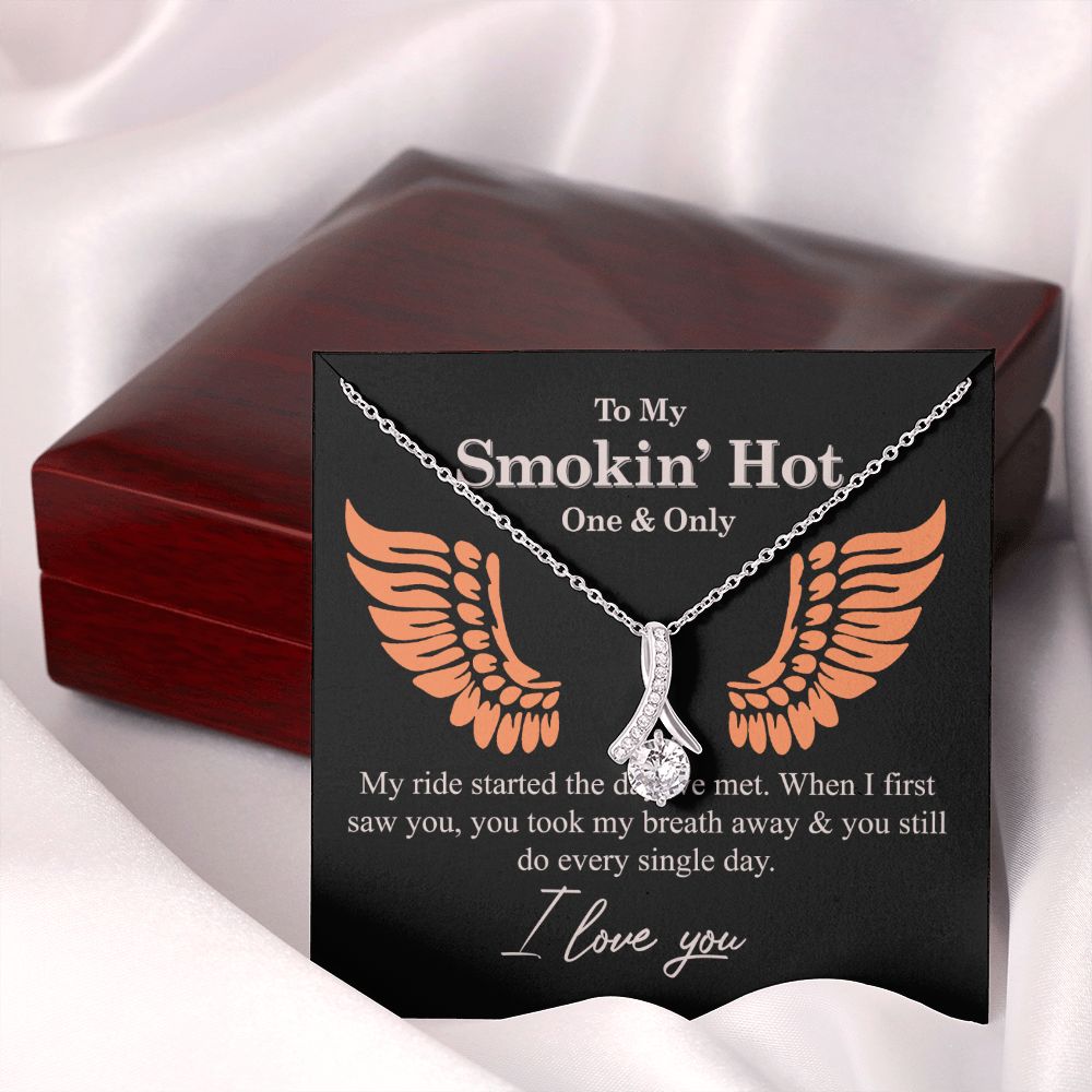 To My Smokin' Hot Necklace Gift One And Only - My Ride Started Alluring Necklace Alluring Beauty Necklace