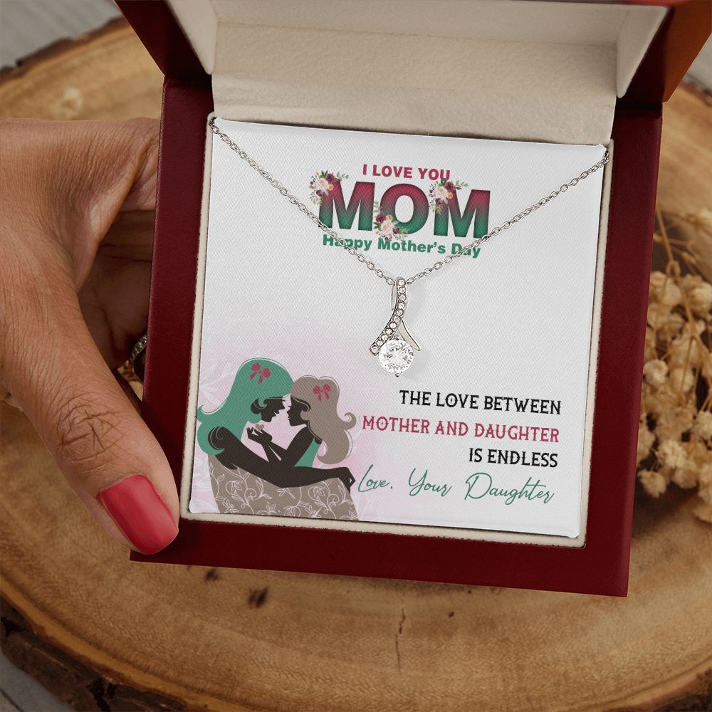 Mom Necklace Gifts for Mom from Daughter to Mom Gifts for Mothers Day from Daughter, To My Mom Necklace from Daughter to Mom Birthday Gifts Necklace with Message Card and Gift Box2236 Alluring Beauty Necklace