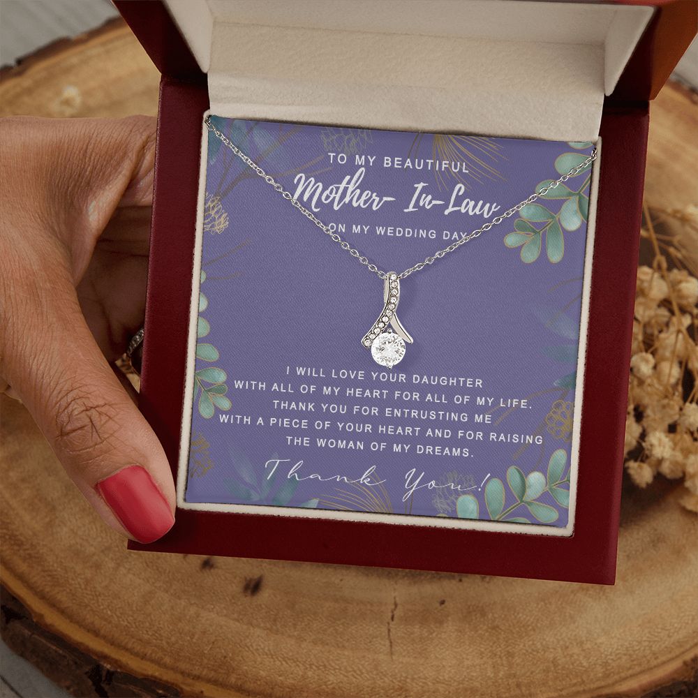 Mother in Law Necklace, Jewelry for Women, Future Mother in Law Gifts from Daughter in Law, Mother of Bride Gifts For Mother in Law, Birthday Gifts For Mother In Law From Daughter In Law8 Alluring Beauty Necklace