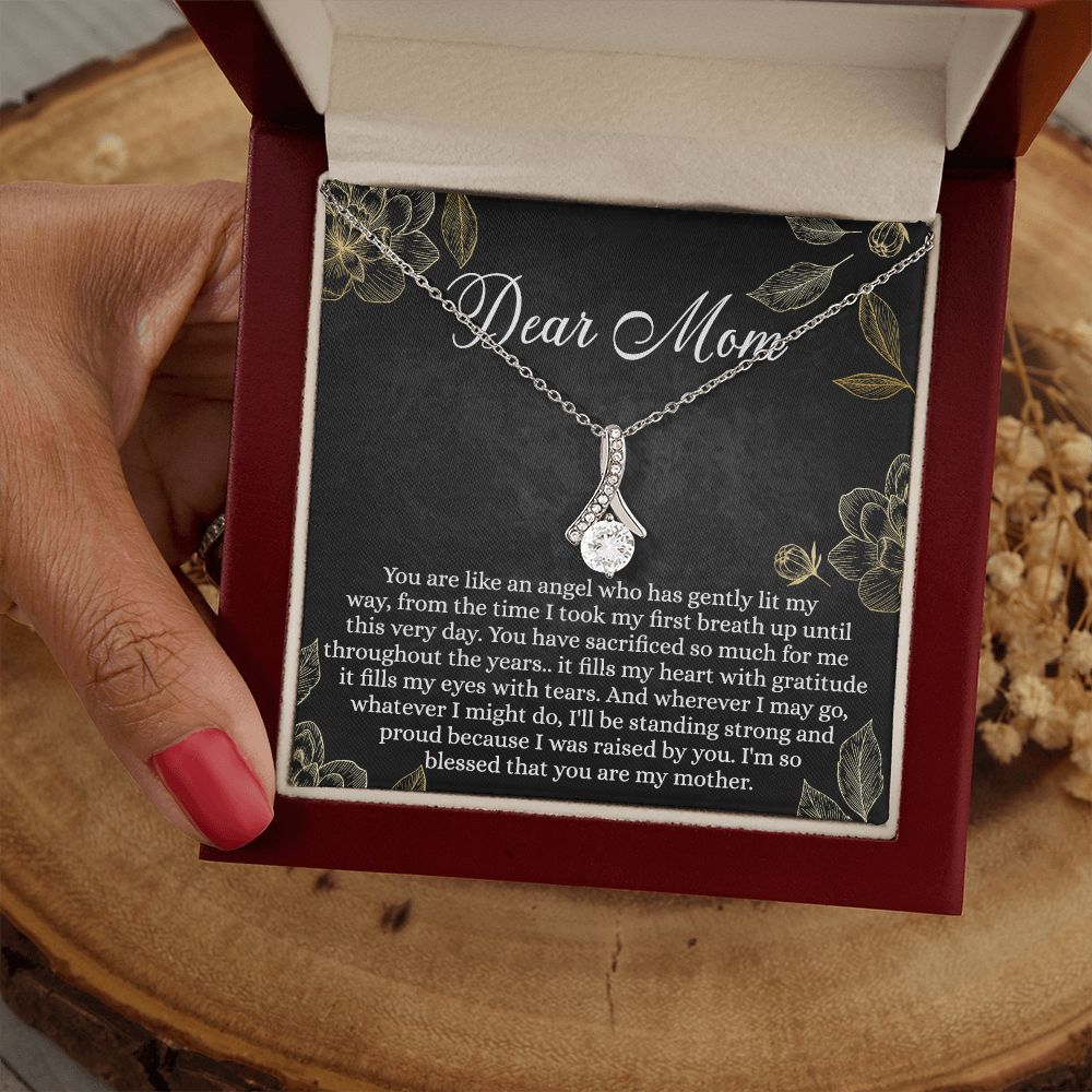 Mothers Day Gifts From Son Daughter Kids Gifts For Mom Birthday Unique Mothers Day Necklace Gift Idea Sentimental Mom Christmas Present Alluring Beauty Necklace