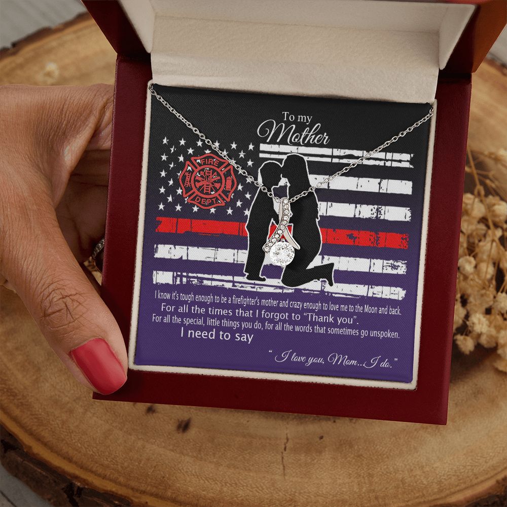 Mom Necklace Gifts for Mom from Daughter to Mom Gifts for Mothers Day from Daughter, To My Mom Necklace from Daughter to Mom Birthday Gifts Necklace with Message Card and Gift Box2233 Alluring Beauty Necklace