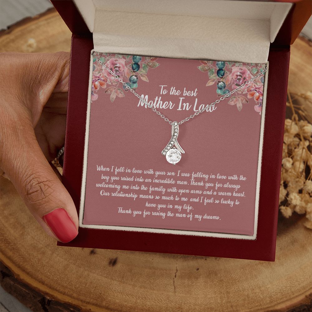 Mother in Law Necklace, Jewelry for Women, Future Mother in Law Gifts from Daughter in Law, Mother of Bride Gifts For Mother in Law, Birthday Gifts For Mother In Law From Daughter In Law3 Alluring Beauty Necklace