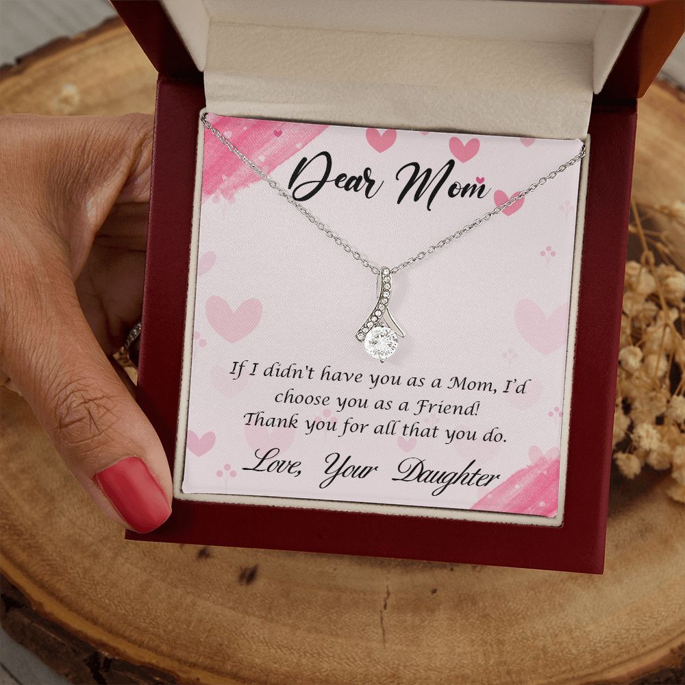 To My Mom Necklace, Gift For Mom, Mother's Day Gift from Daughter, Mom Jewelry Gift for Mothers Day, Birthday Gift for Mother, Moms Gift from Daughter Son, Necklace for Mom Mother 10 Alluring Beauty Necklace