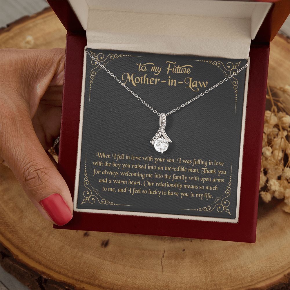 Mother in Law Necklace, Jewelry for Women, Future Mother in Law Gifts from Daughter in Law, Mother of Bride Gifts For Mother in Law, Birthday Gifts For Mother In Law From Daughter In Law10 Alluring Beauty Necklace