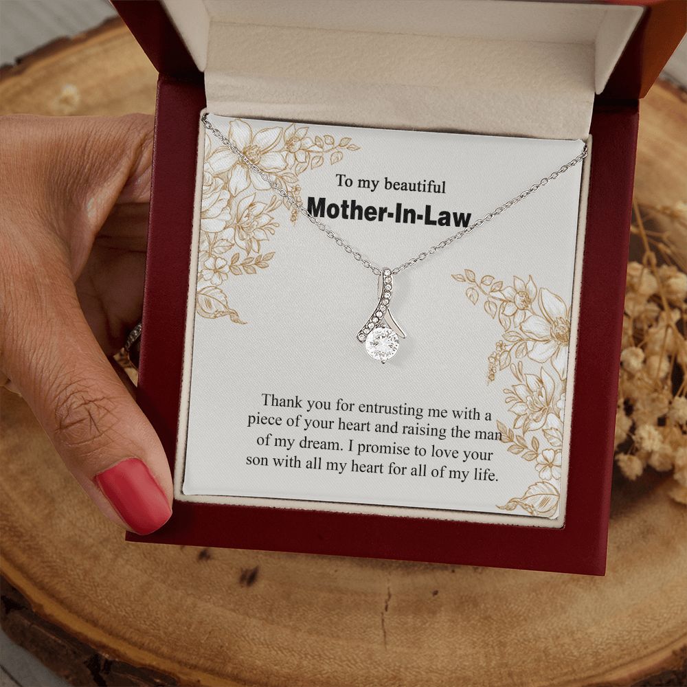 Mother in Law Necklace, Jewelry for Women, Future Mother in Law Gifts from Daughter in Law, Mother of Bride Gifts For Mother in Law, Birthday Gifts For Mother In Law From Daughter In Law14 Alluring Beauty Necklace
