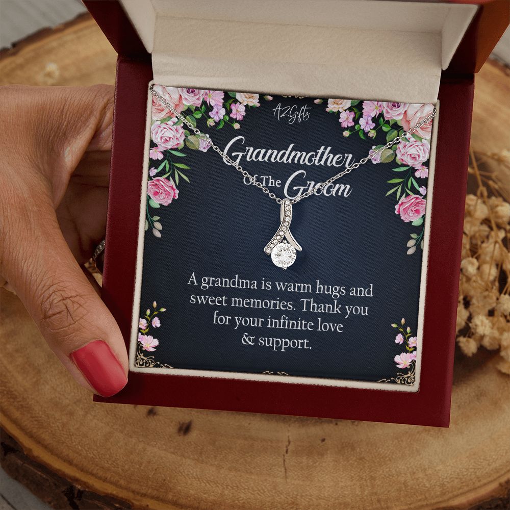 To My Grandmother Necklace, Gift for Grandmother Necklace, Mothers Day Gift For Grandma Nana, Grandma Jewelry From Grandchildren GrandKids , Jewelry Box Gift For Grandma Grandmother2 Alluring Beauty Necklace