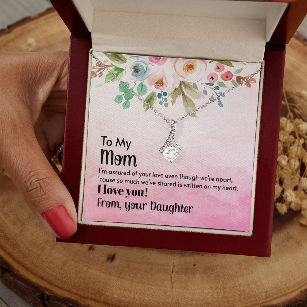 To My Mom Necklace, Gift For Mom, Mother's Day Gift from Daughter, Mom Jewelry Gift for Mothers Day, Birthday Gift for Mother, Moms Gift from Daughter Son, Necklace for Mom Mother 21 Alluring Beauty Necklace