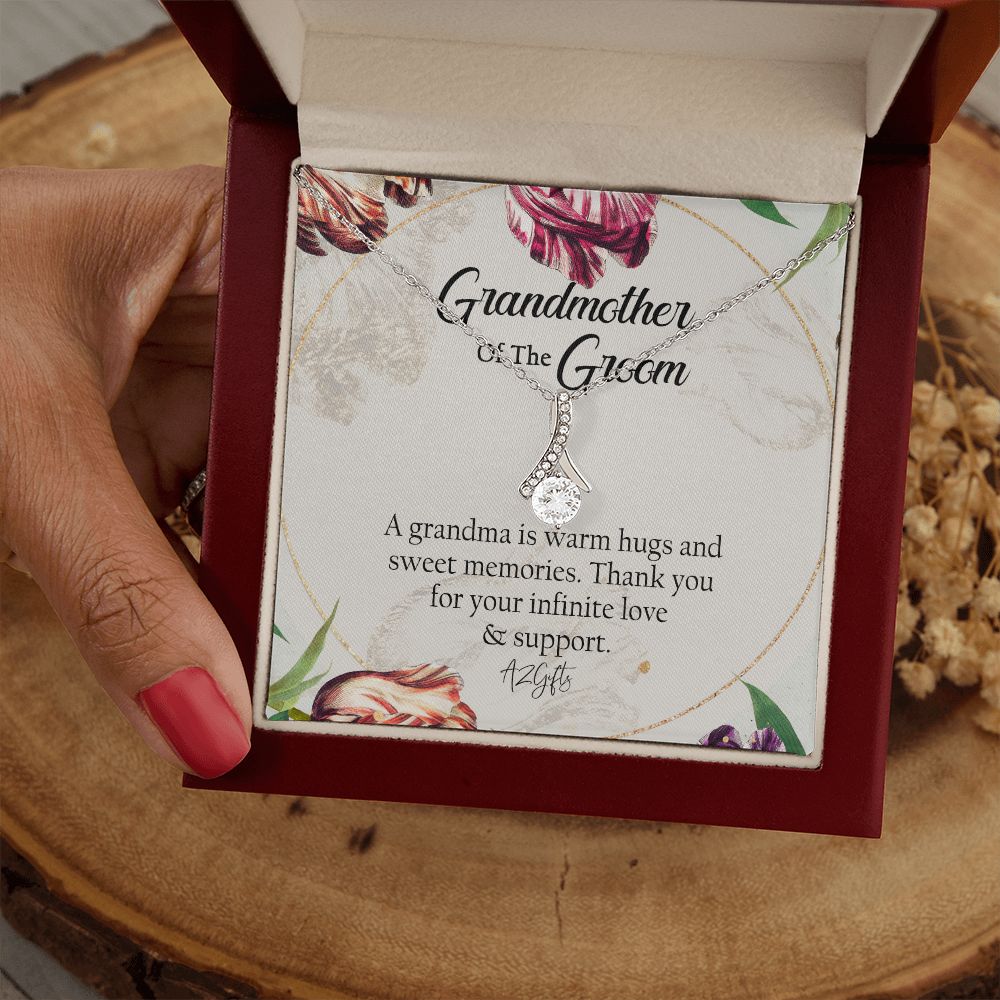 To My Grandmother Necklace, Gift for Grandmother Necklace, Mothers Day Gift For Grandma Nana, Grandma Jewelry From Grandchildren GrandKids , Jewelry Box Gift For Grandma Grandmother1 Alluring Beauty Necklace