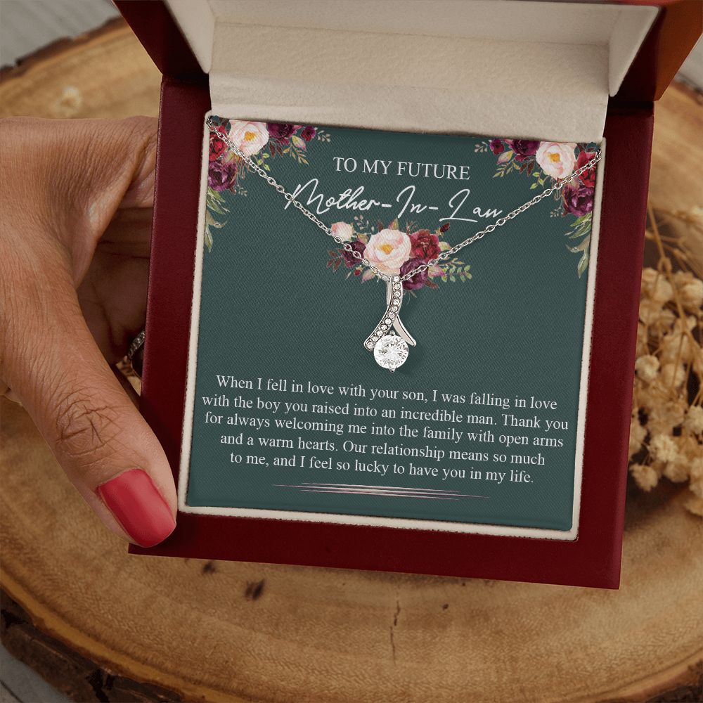 Mother in Law Necklace, Jewelry for Women, Future Mother in Law Gifts from Daughter in Law, Mother of Bride Gifts For Mother in Law, Birthday Gifts For Mother In Law From Daughter In Law5 Alluring Beauty Necklace