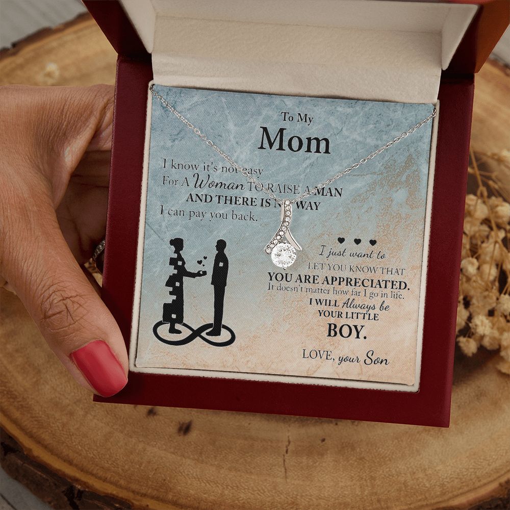 Mom Gift From Son To Mother Necklace Thoughtful Birthday Gift Sentimental Alluring Beauty Necklace