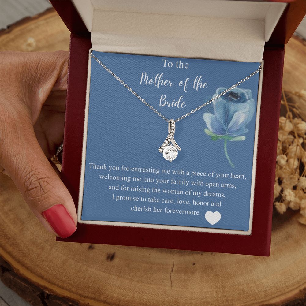 Mother Of The Bride Gift From Groom, Alluring Beauty Necklace, Future Mom Alluring Beauty Necklace