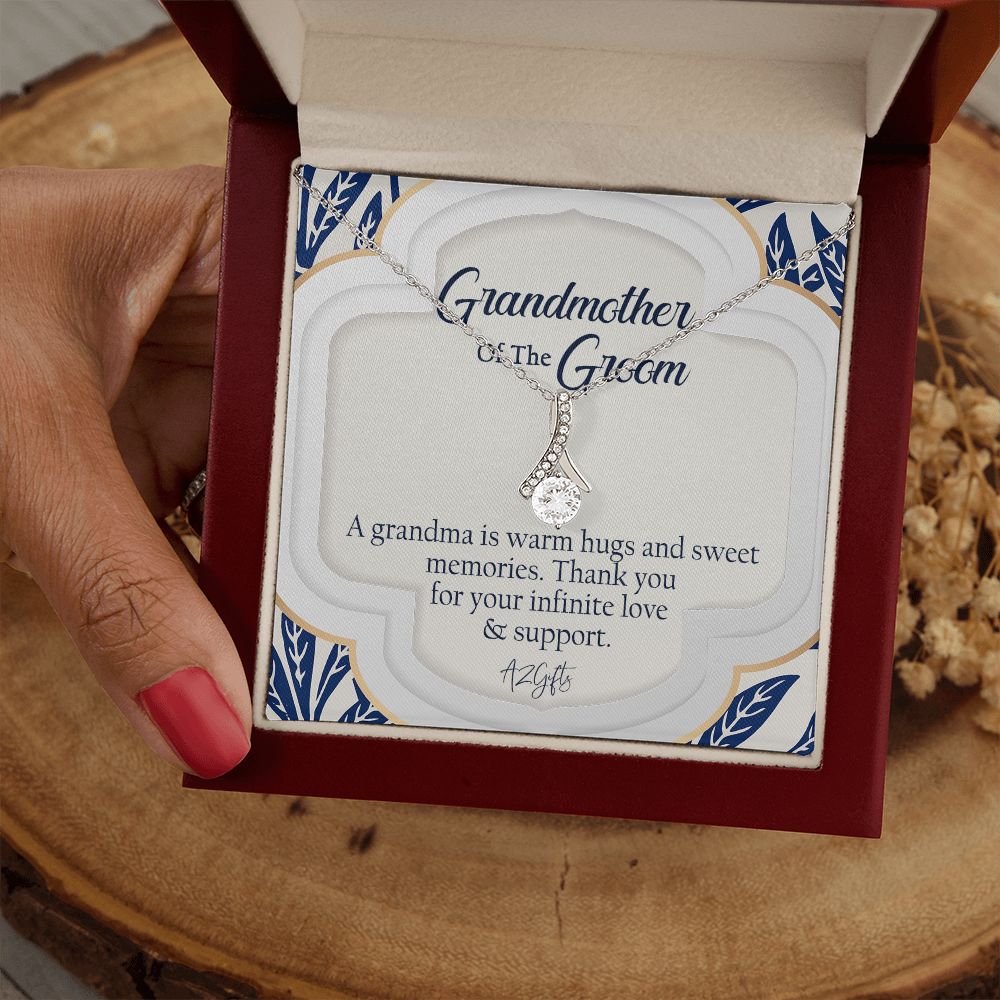 To My Grandmother Necklace, Gift for Grandmother Necklace, Mothers Day Gift For Grandma Nana, Grandma Jewelry From Grandchildren GrandKids , Jewelry Box Gift For Grandma Grandmother3 Alluring Beauty Necklace