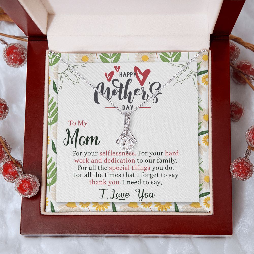 Mom Necklace Gift Best Mother Gifts From Kids  Mommy Gifts Mom Birthday Gift Children Jewelry Set Mother’s Day Gift For Her Alluring Beauty Necklace