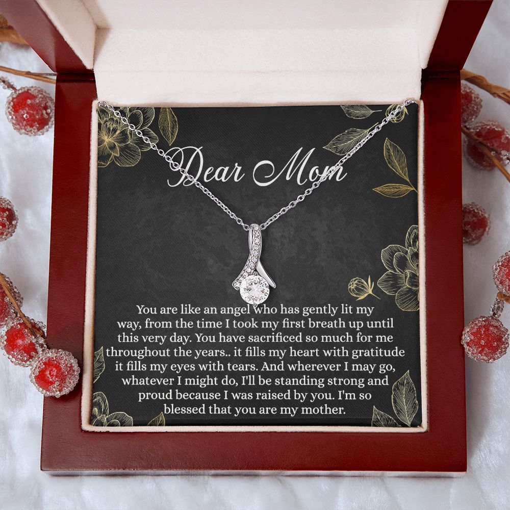 Mothers Day Gifts From Son Daughter Kids Gifts For Mom Birthday Unique Mothers Day Necklace Gift Idea Sentimental Mom Christmas Present Alluring Beauty Necklace