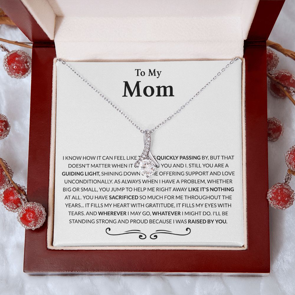 Gift for Mom from Daughter Moms Birthday Meaningful Gift for Mom Wedding Gifts Alluring Beauty Necklace