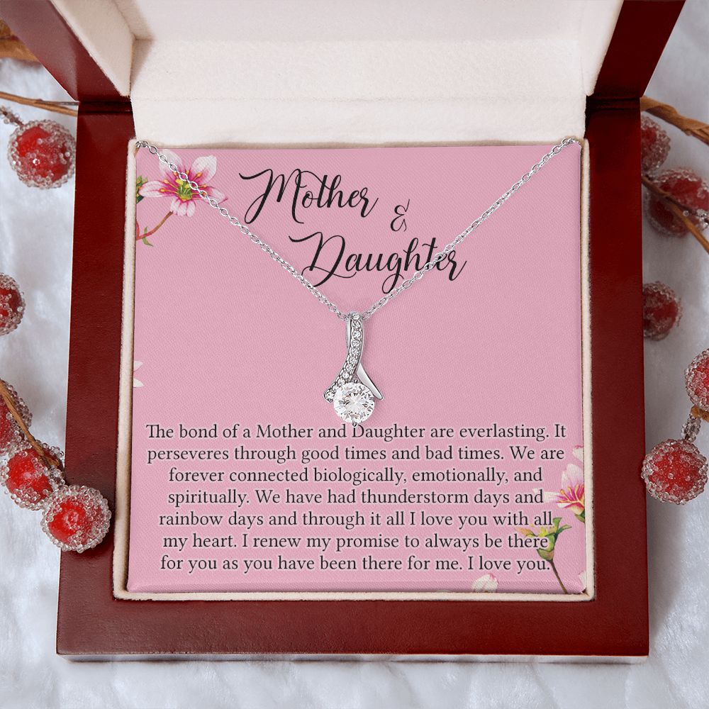 To My Mother Mom Bestfriend Best Mommy Mother In Law Stepmom For Mothers Day Birthday From Son Daughter Stepson Stepdaughter Necklace Gift Alluring Beauty Necklace