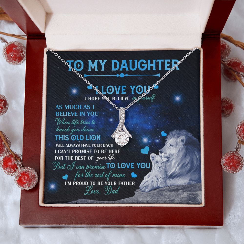 Dad To Daughter Necklace Jewelry Gift for Daughter from Dad Father Daughter Gift 175009114907 Alluring Beauty Necklace