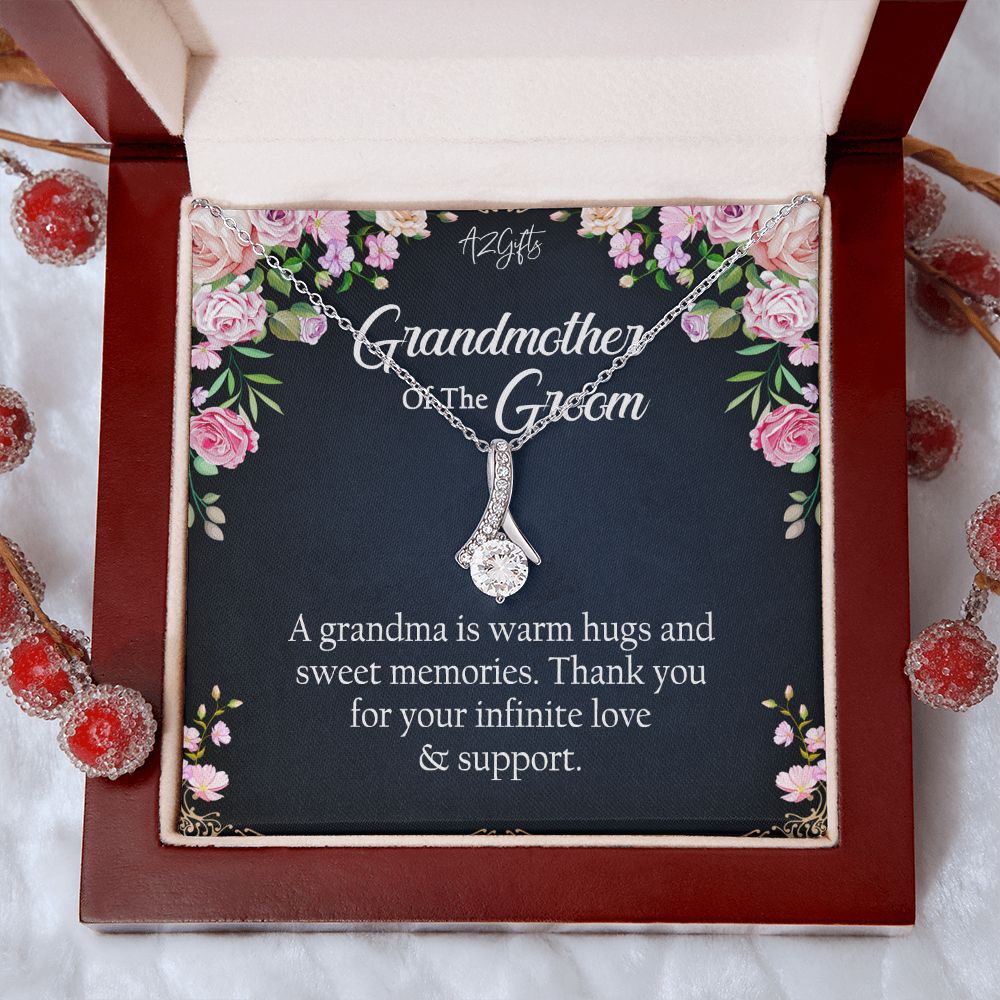 To My Grandmother Necklace, Gift for Grandmother Necklace, Mothers Day Gift For Grandma Nana, Grandma Jewelry From Grandchildren GrandKids , Jewelry Box Gift For Grandma Grandmother2 Alluring Beauty Necklace