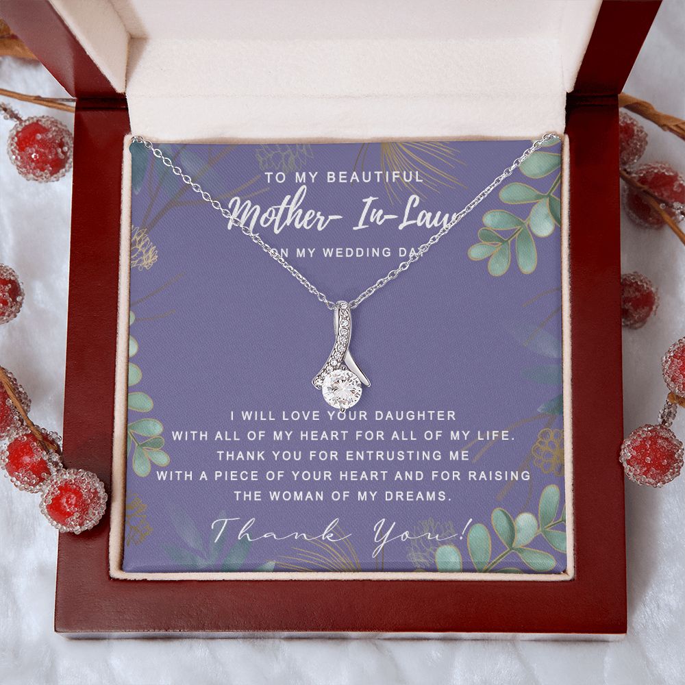 Mother in Law Necklace, Jewelry for Women, Future Mother in Law Gifts from Daughter in Law, Mother of Bride Gifts For Mother in Law, Birthday Gifts For Mother In Law From Daughter In Law8 Alluring Beauty Necklace