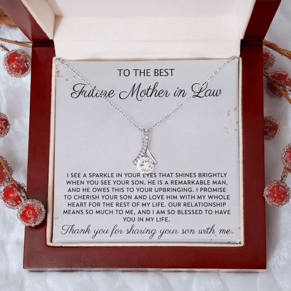 Gift to MIL Mother of the Groom Gift From Bride Wedding Gift Pendants from Bride Gifts for Mom Mother of the Bride Necklace Unique Groom Mom Alluring Beauty Necklace
