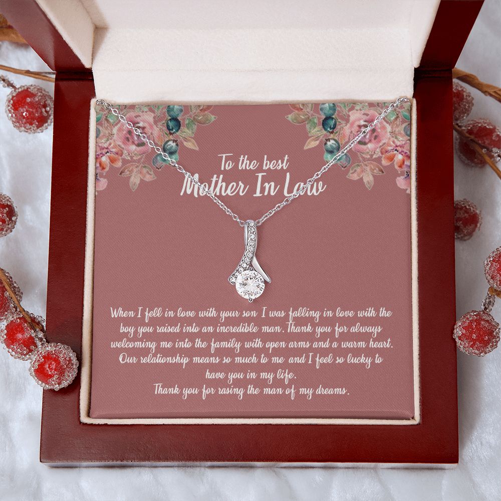 Mother in Law Necklace, Jewelry for Women, Future Mother in Law Gifts from Daughter in Law, Mother of Bride Gifts For Mother in Law, Birthday Gifts For Mother In Law From Daughter In Law3 Alluring Beauty Necklace