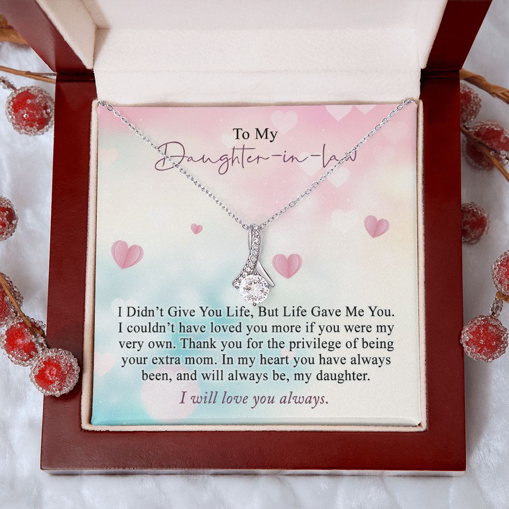 Daughter In Law Gifts Ideas, Daughter In Law Necklace, Gifts For Future Daughter In Law, Daughter In Law Birthday Gifts, Daughter-in-law Gifts From Mother In Law, Birthday Gifts For Daughter5 Alluring Beauty Necklace
