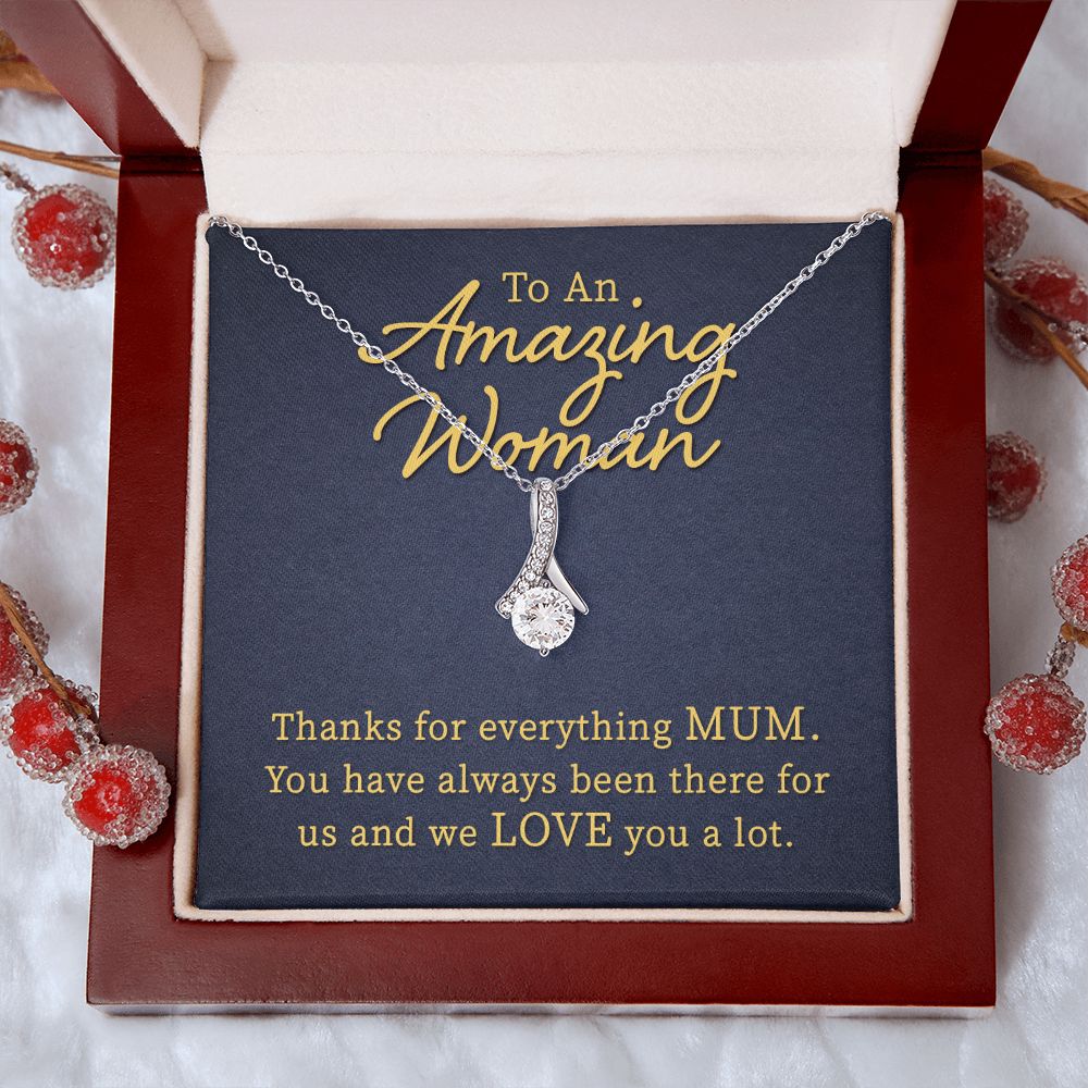 Birthday Gifts For Wife, To My Wife Necklace Gifts For Wife From Husband, To My Wife Jewelry For Women , To My Wife Necklace  from Husband Wedding Anniversary Present For Wife, Wife Jewelry Christmas 3 Alluring Beauty Necklace